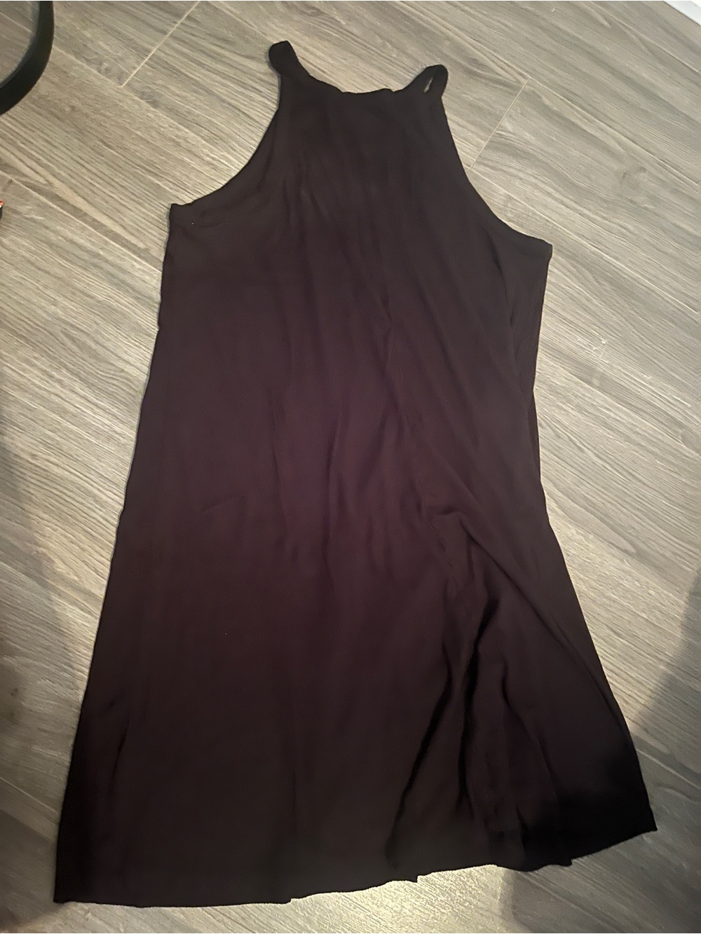Old Navy Black Sleeveless Halter Maxi Dress